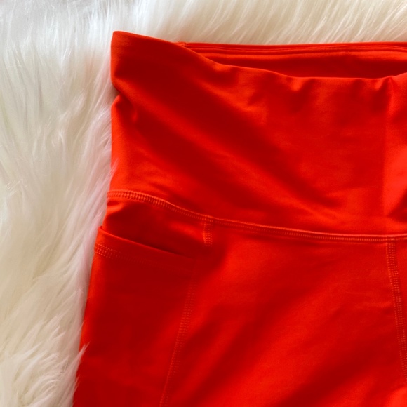 OLD NAVY High-Waisted Orange Bike Shorts - Picture 3 of 11